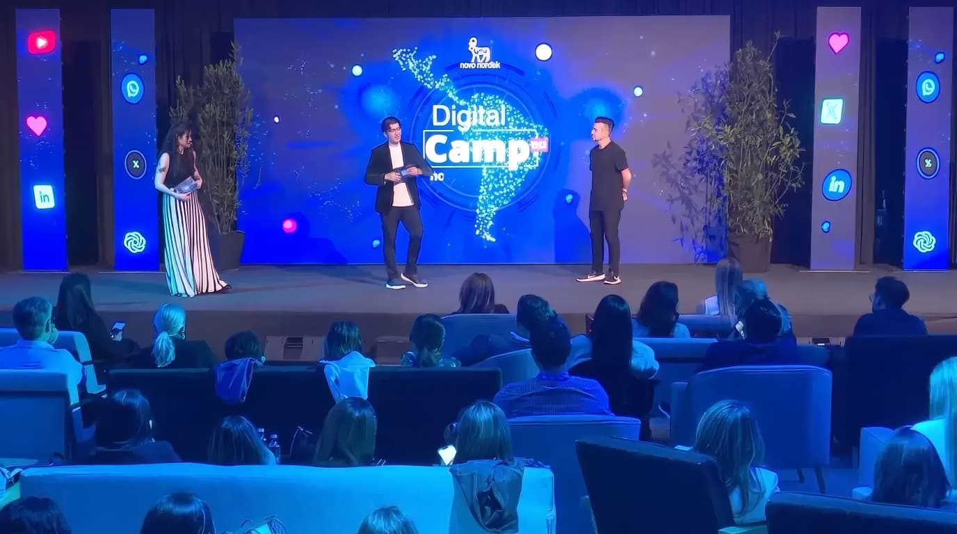 Ernesto Jara en Novo Nordisk Digital Camp